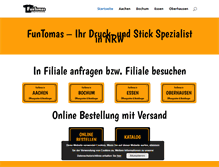 Tablet Screenshot of fun-tomas.com